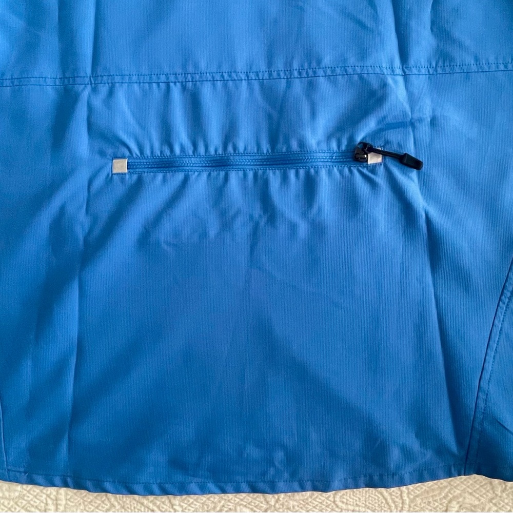 Nike Running Jacket Windbreaker Blue Pullover Half Zip